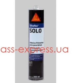 КЛЕЙ-ГЕРМЕТИК SIKAFLEX SOLO C5001, КАРТРИДЖ 300 МЛ, ЧОРНИЙ (ЧАС ВИСИХАННЯ 3 ГОДИН)