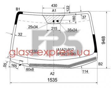 СКЛО ЛОБОВЕ, XINYI