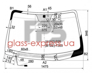 СКЛО ЛОБОВЕ, SEKURIT