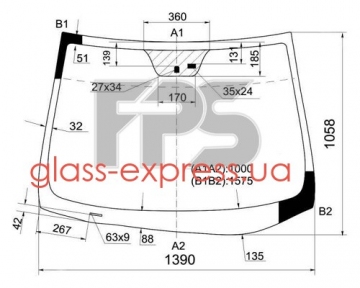 СКЛО ЛОБОВЕ, XINYI