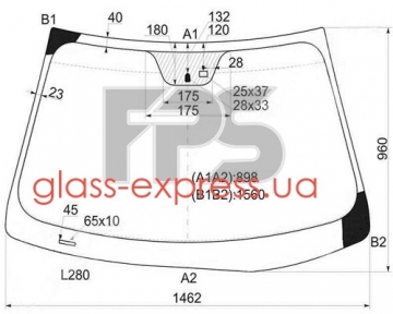 СКЛО ЛОБОВЕ, XINYI