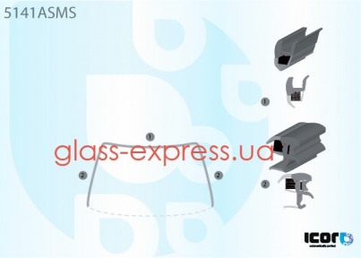 МОЛДИНГ ЛОБОВОГО СКЛА, ICOR