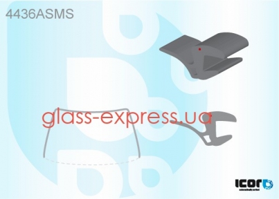 МОЛДИНГ ЛОБОВОГО СКЛА, ICOR