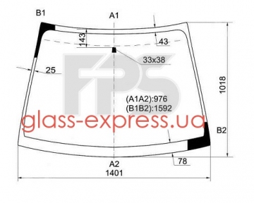 СКЛО ЛОБОВЕ, SEKURIT