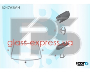 МОЛДИНГ ЛОБОВОГО СКЛА, ICOR