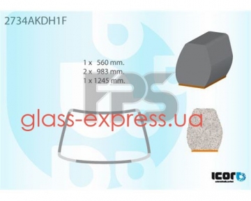 ПРОКЛАДКА ЛОБОВЕ   К-Т.(4ШТ.), ICOR