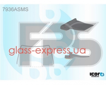 МОЛДИНГ ЛОБОВОГО СКЛА, ICOR