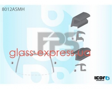 МОЛДИНГ ЛОБОВОГО СКЛА, PILKINGTON