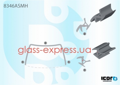 МОЛДИНГ ЛОБОВОГО СКЛА, ICOR