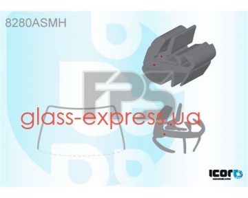 МОЛДИНГ ЛОБОВОГО СКЛА, ICOR