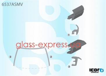 МОЛДИНГ ЛОБОВОГО СКЛА, ICOR