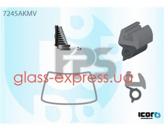 МОЛДИНГ ЛОБОВОГО СКЛА, SEKURIT