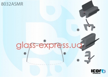 МОЛДИНГ ЛОБОВОГО СКЛА, PILKINGTON