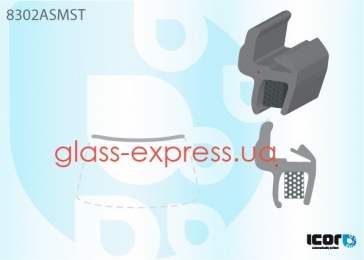 МОЛДИНГ ЛОБОВОГО СКЛА, SEKURIT